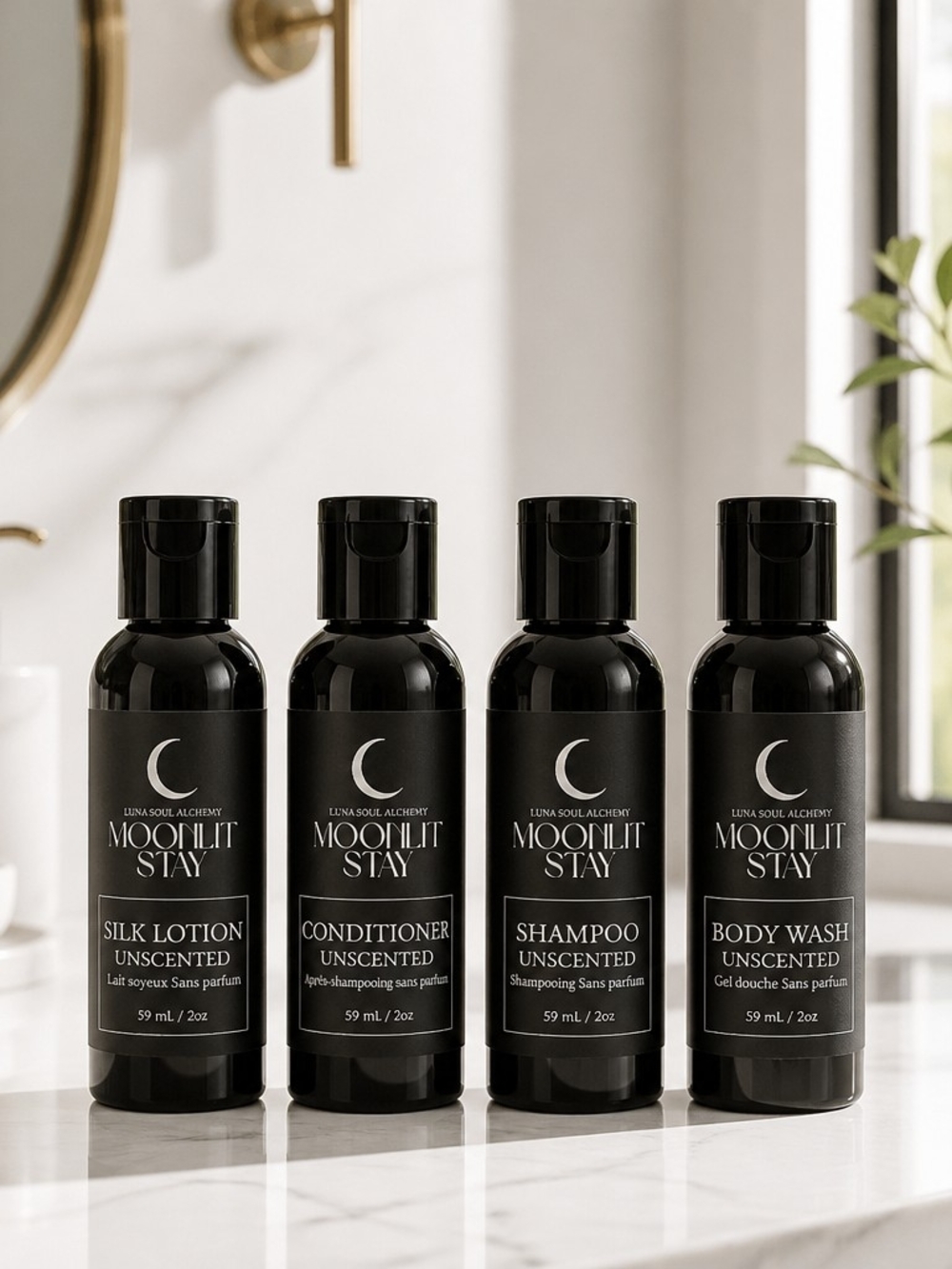 NWOT (4) Luna Soul Alchemy Moonlit Stay Unscented Body Products